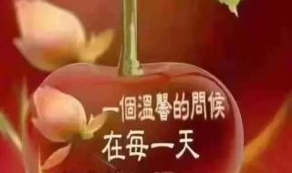 早安吉祥健康问候语 健康快乐早上好祝福语